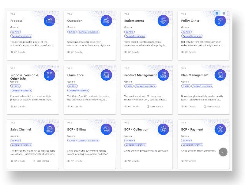 Insurance APIs General